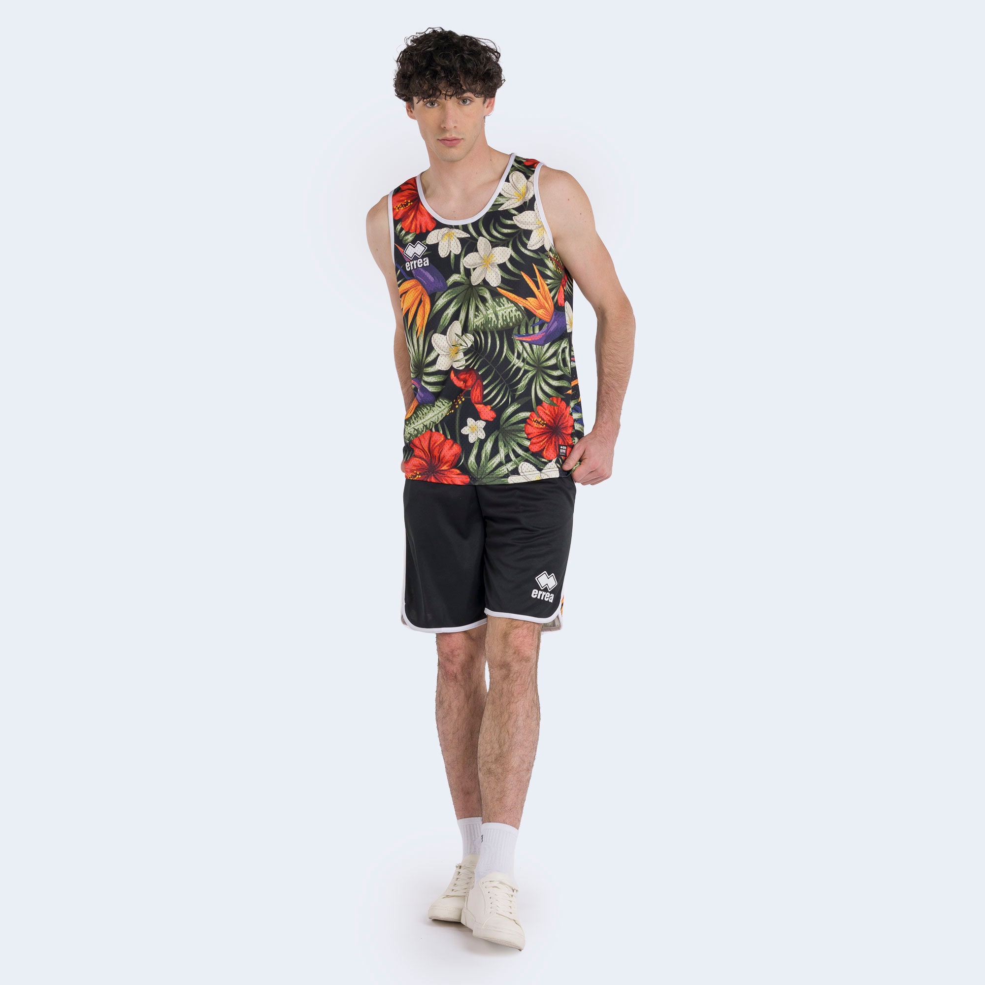 tropical floral jersey basketball