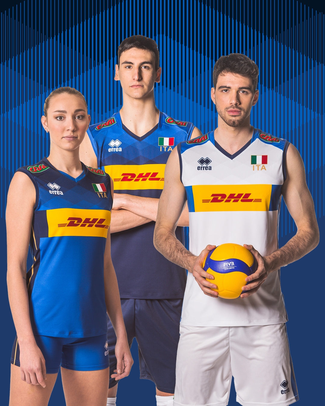 Italy jersey volleyball official race mens errea 